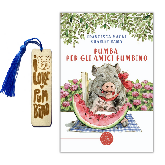 Bundle Libro - Pumba, per gli amici Pumbino e segnalibro Pumba